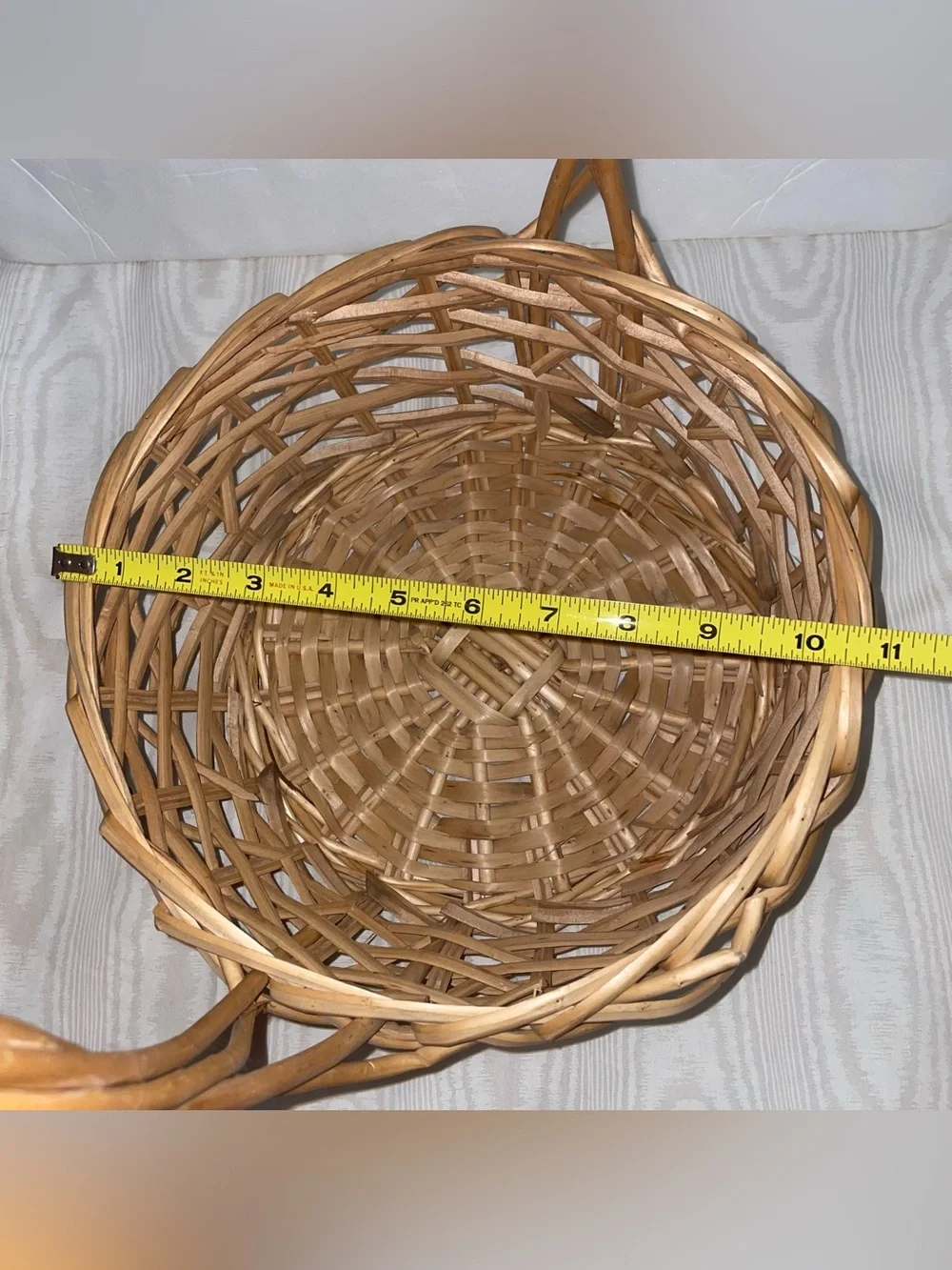 Vintage Brown Woven Basket